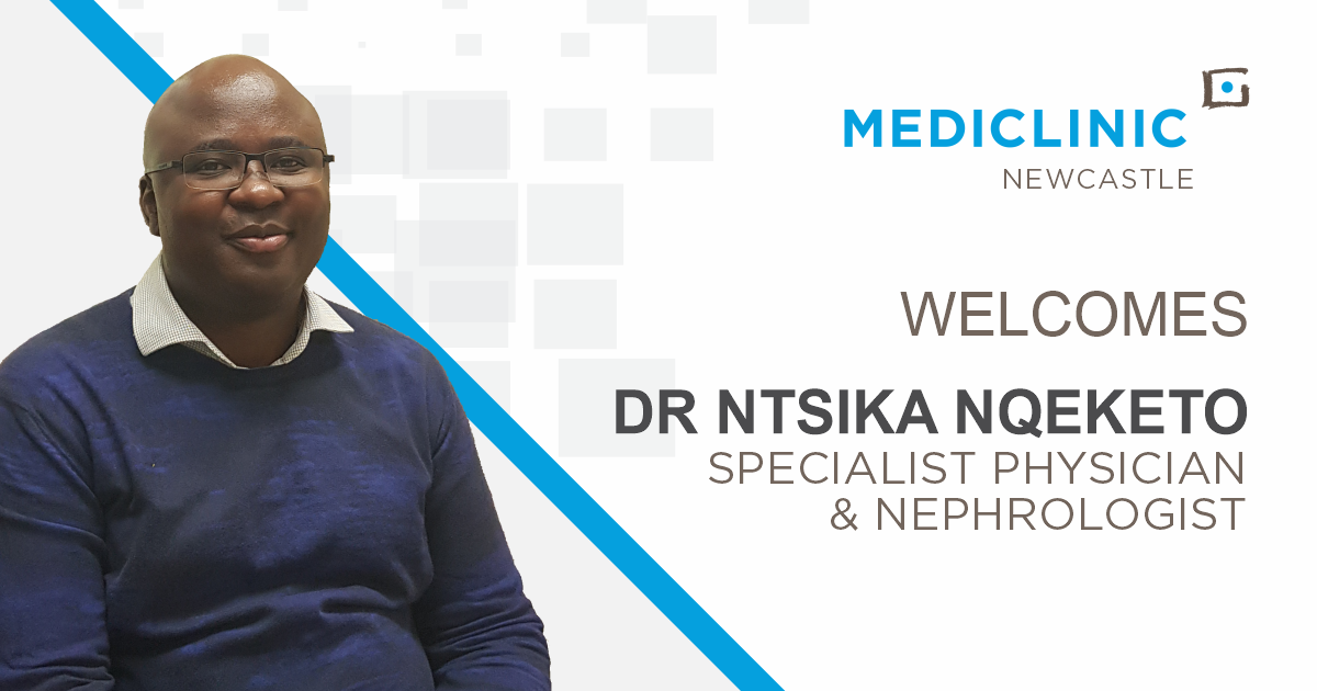 Dr Ntsika Nqeketo, Newcastillian, Medlinic Newcastle