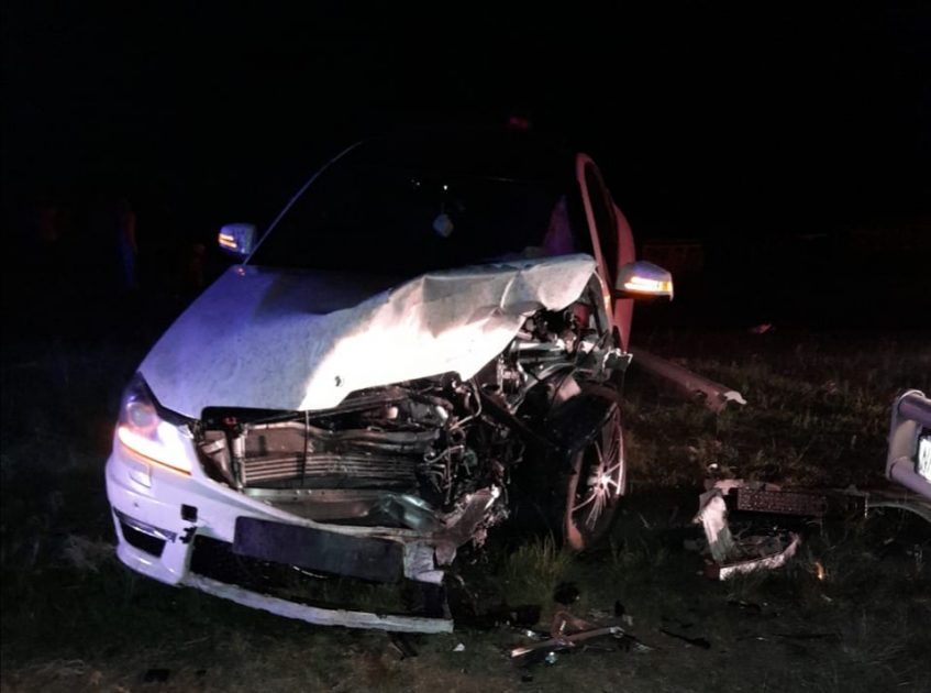 Motorist flees scene, following collision on Saturday night