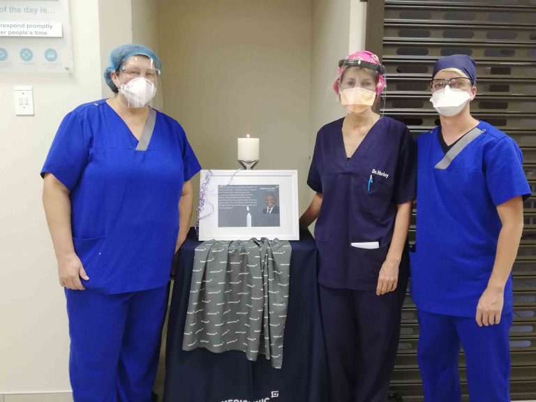 Mediclinic Newcastle lights the way to 2021 with touching ceremony