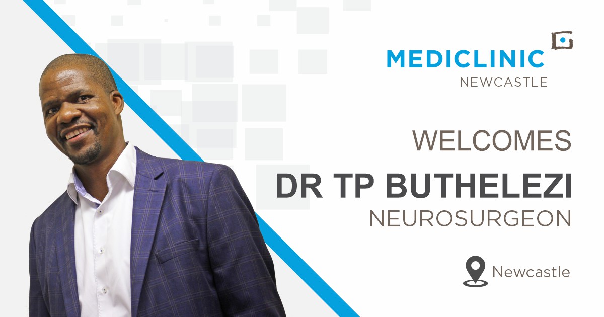 Mediclinic Newcastle welcomes neurosurgeon Dr Thamsanqa Buthelezi to the team