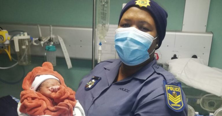 Officers deliver baby outside a police station, using Google