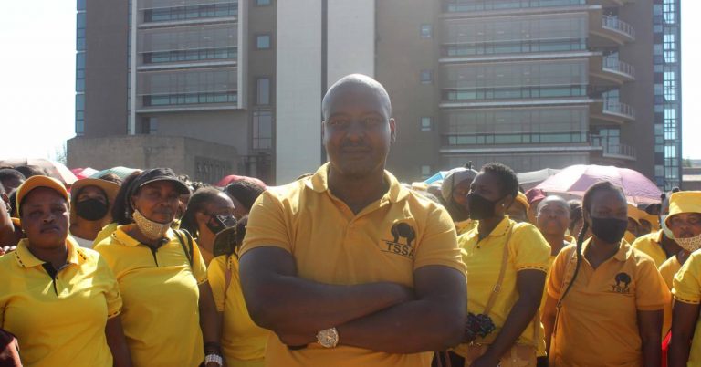 Protestors march in Newcastle in support of kidnapping accused