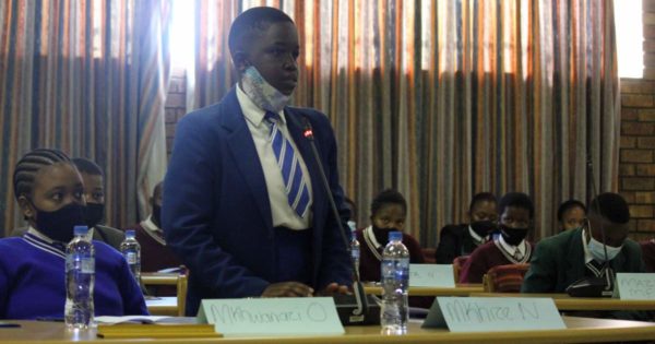 Local scholars get involved in politics through Amajuba District Youth Parliament Programme