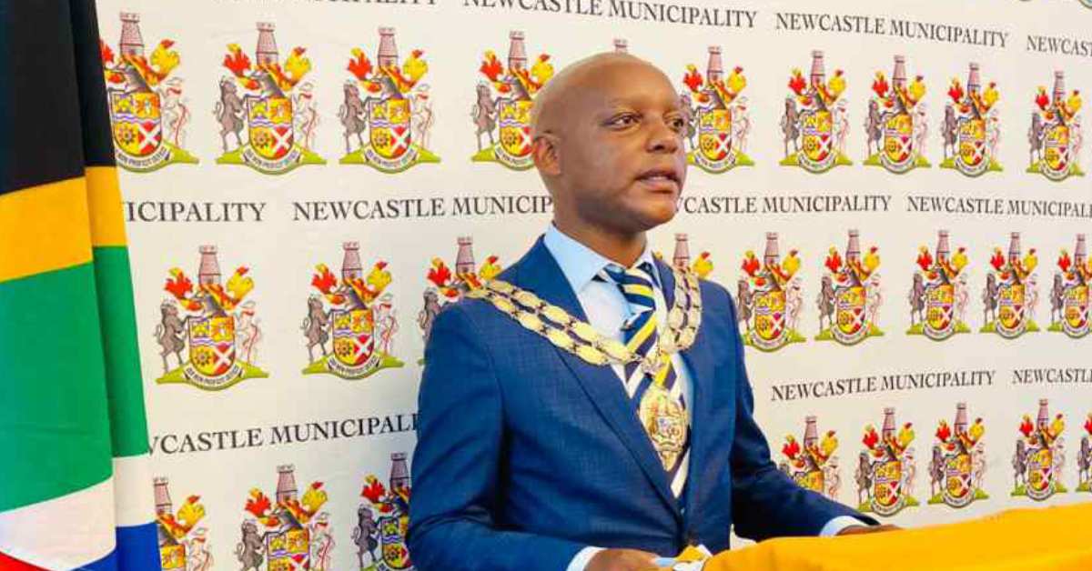 Newcastle Mayor Dr Ntuthuko Mahlaba