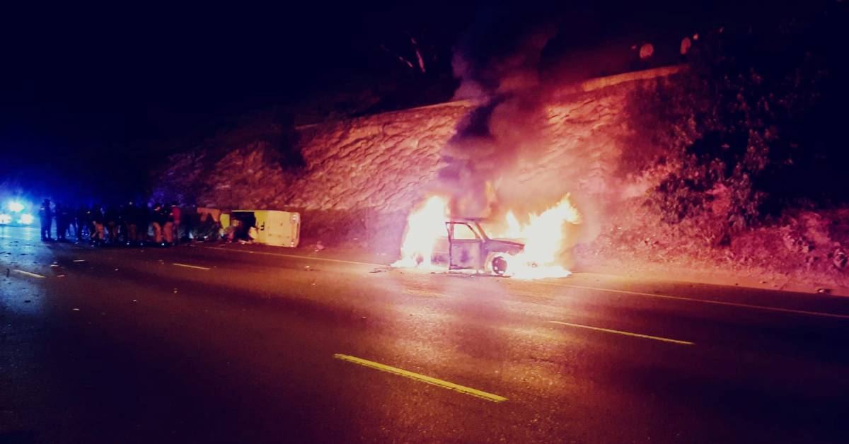 Two cash-in-transit vehicles bombed, one just outside of Ladysmith