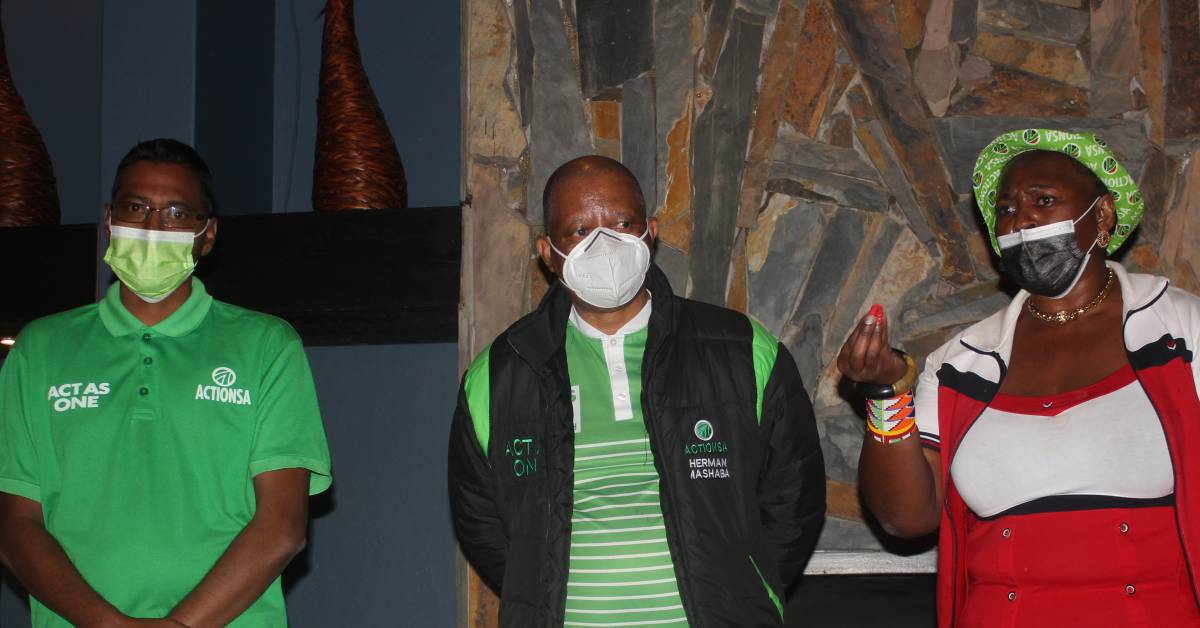 ActionSA's Herman Mashaba announces Newcastle's Mayoral elect candidate at Blackrock