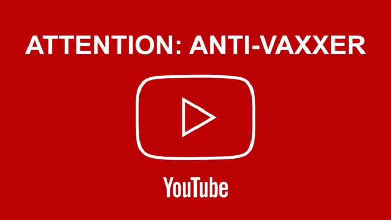 anti vaxxer videos to be removed from youtube