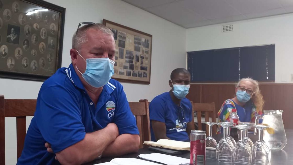 DA Provincial leader, Francois Rodgers, speaks politics in Newcastle, KZN