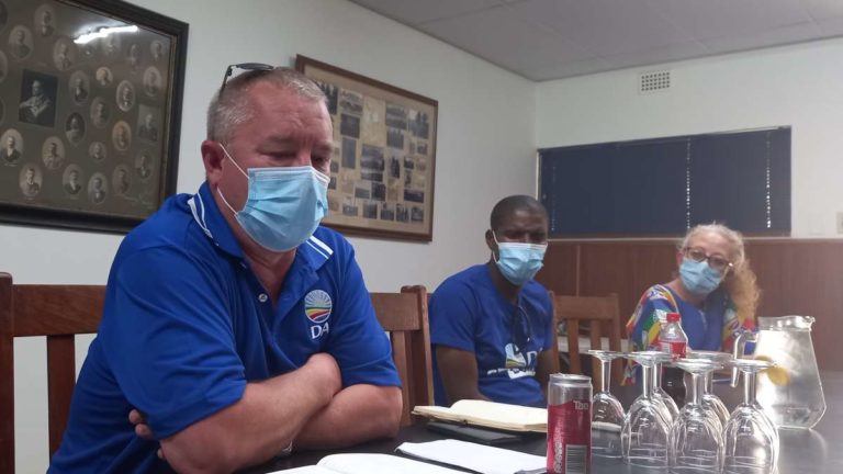 DA Provincial leader, Francois Rodgers, speaks politics in Newcastle, KZN