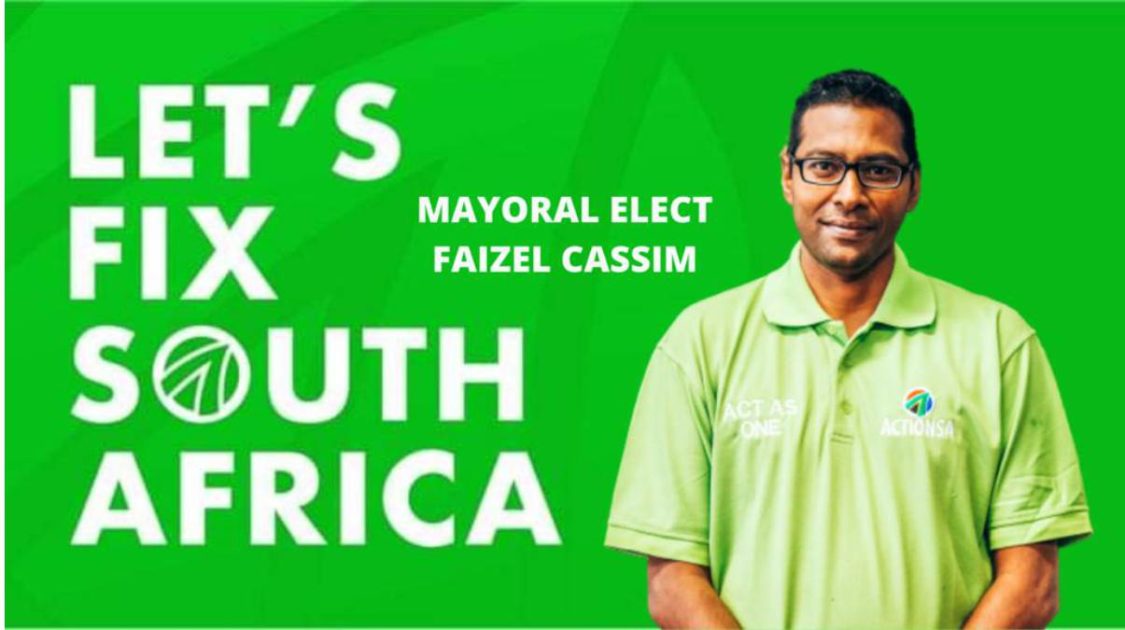 Vote for Faizel Cassim Newcastle KZN Mayoral Elect