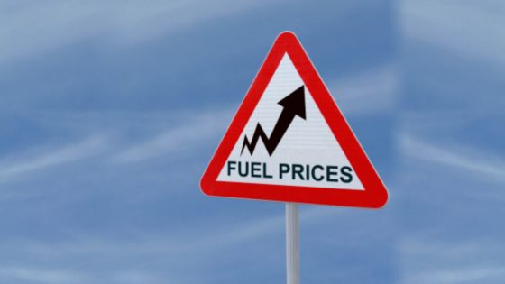 Fuel prices going up