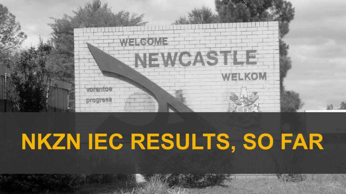 Here are the election results for NKZN, so far