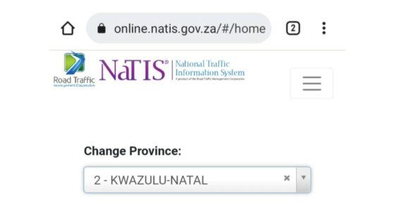 vehicle licence renewal online with the RTMC