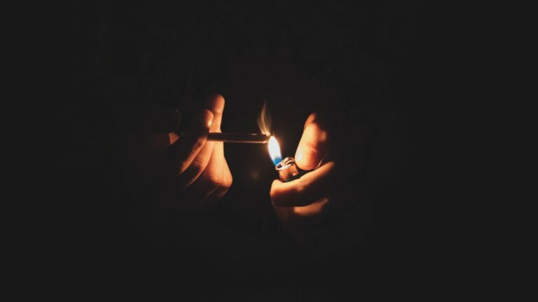 smoking cannabis