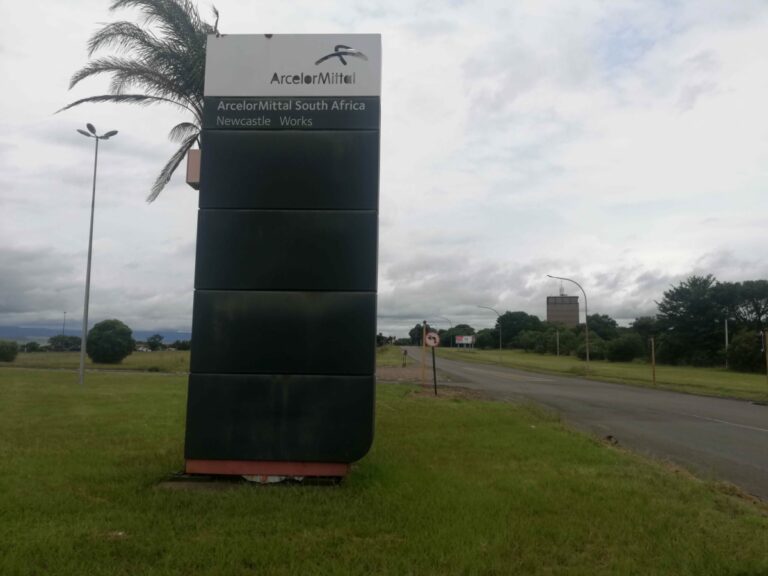 Image of ArcelorMittal Newcastle sign