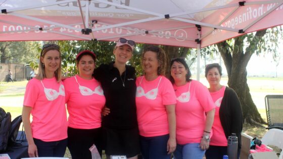 Newcastle Lions Club organises Breast Cancer golf day for member