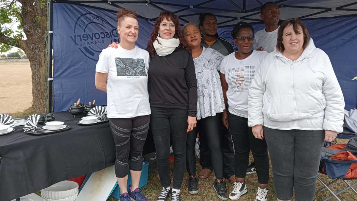 Spirits run high as police officers descend on Arbor Park Sports Grounds