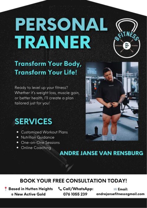 Call Andre on 076 105 5239 to book a consultation