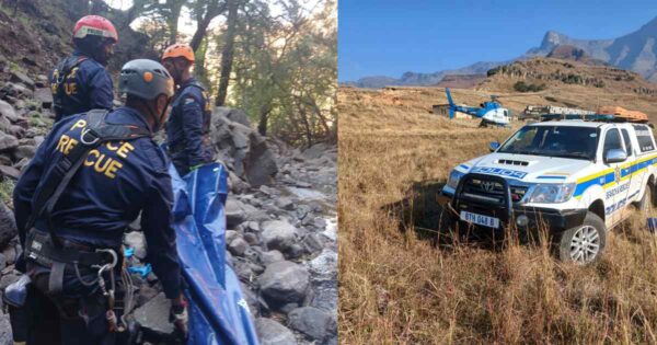Discovery in Drakensberg: Body Recovered at Foot of 40-Metre Waterfall