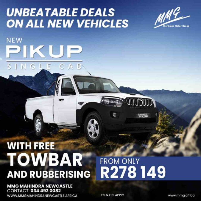PAID ADVERTISING: Get in touch with Mahindra Newcastle on 034 492 0082 to learn more about this outstanding offer or click here to visit their website