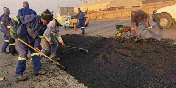 Newcastle pothole repairs