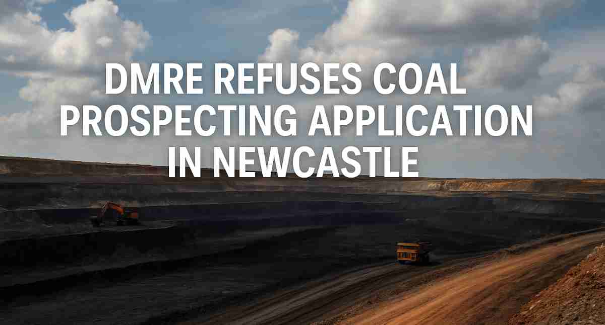 DMRE coal prospecting Newcastle