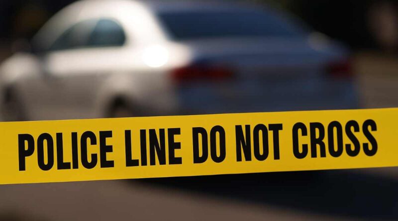 Aviary Hill assault: Car with police tape