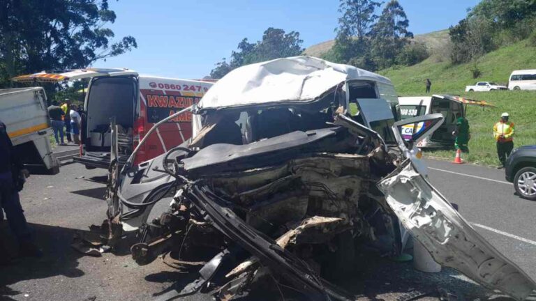 N2 Ifafa collision: Image of a head-on collision