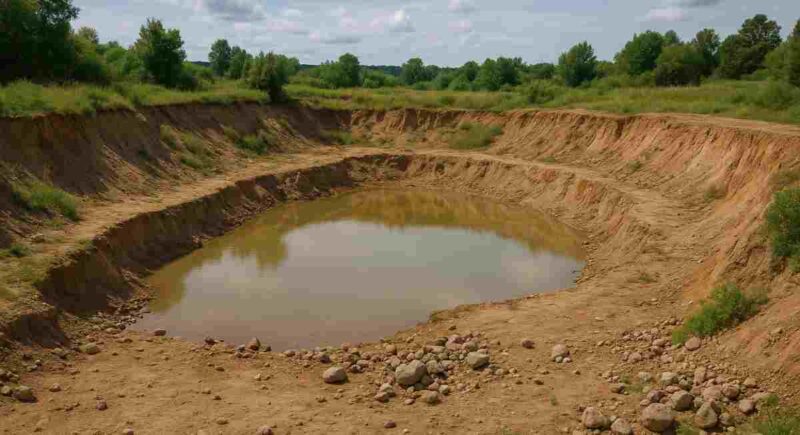 Newcastle Municipality borrowing pit