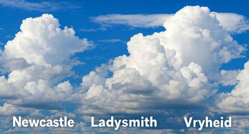 weather forecast Newcastle Ladysmith Vryheid