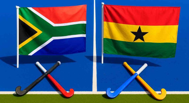 South Africa versus Ghana