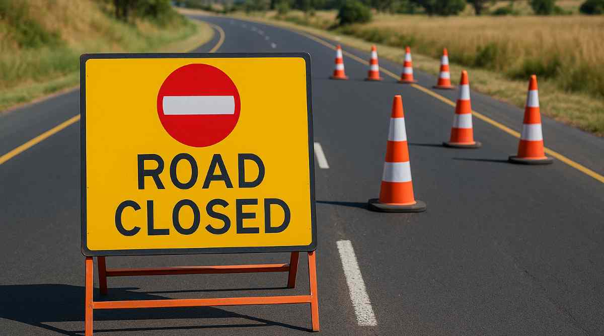 N11 road closure Ladysmith