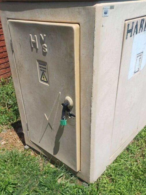 Newcastle power supply vandalism