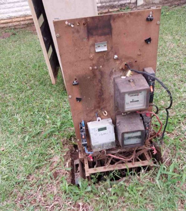 Newcastle power supply vandalism