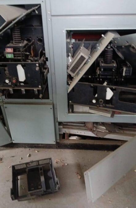 Newcastle power supply vandalism