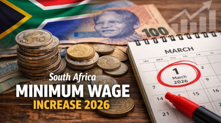 South Africa minimum wage increase 2026