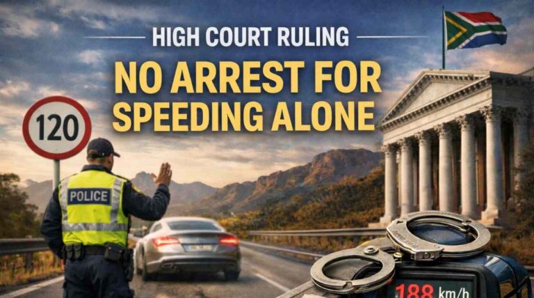 arrest for speeding