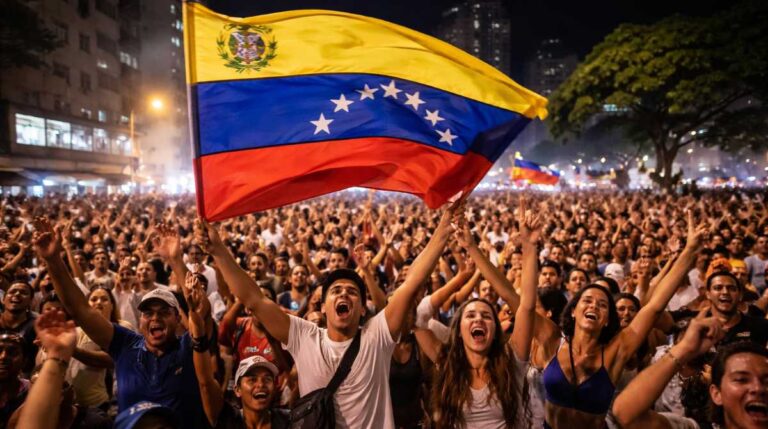 Venezuela jubilation after Maduro