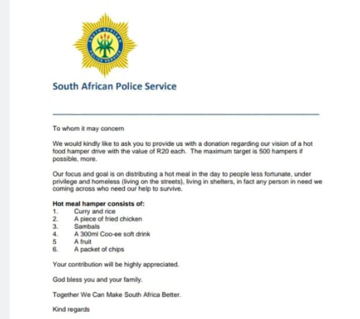 Captain Moodley SAPS scam