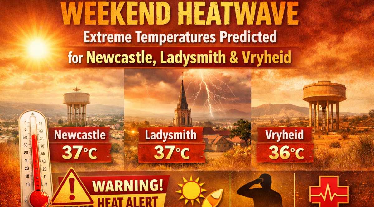 Newcastle Ladysmith Vryheid heatwave