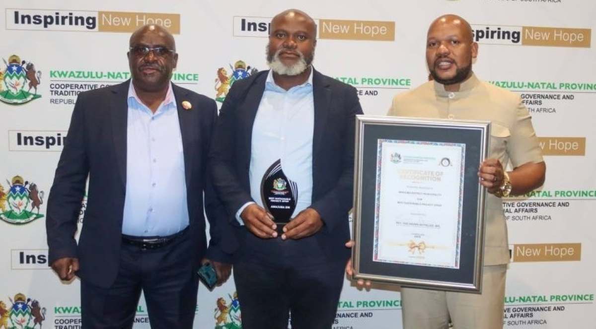 Newcastle Municipality fire and rescue award