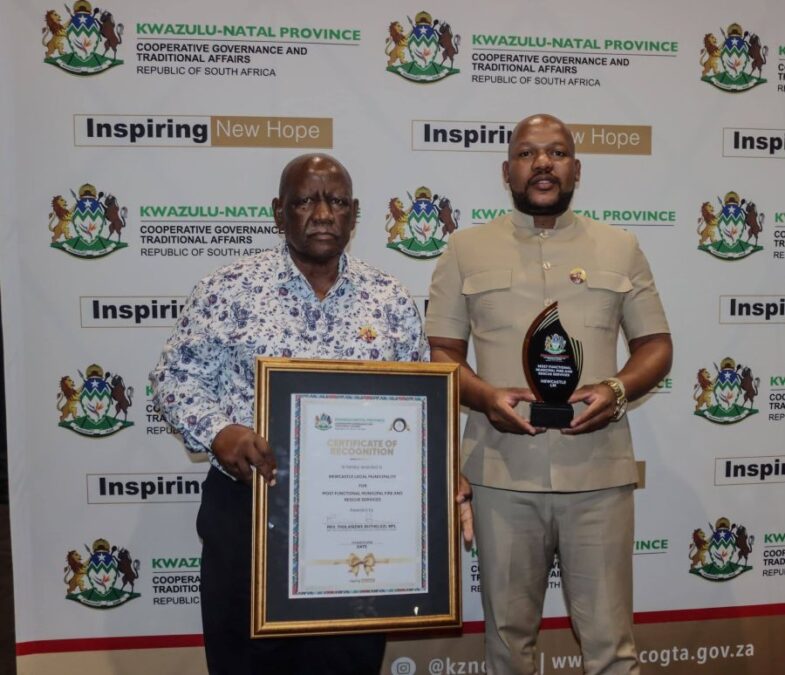 Newcastle Municipality fire and rescue award