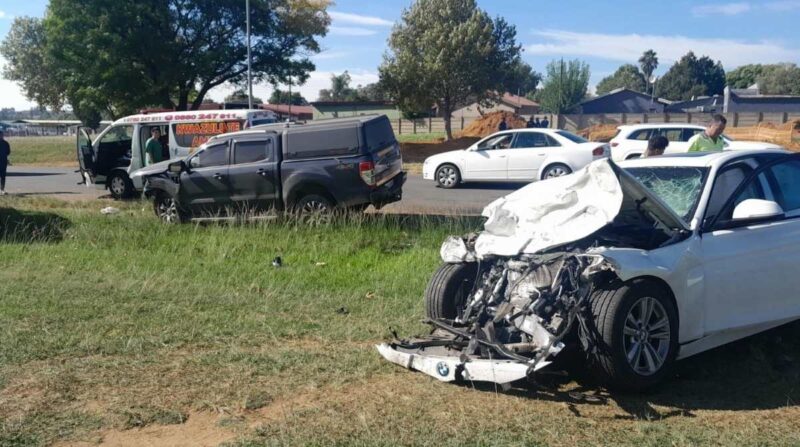 head-on collision in Newcastle