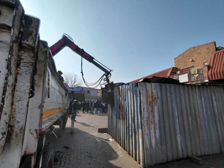 Newcastle CBD illegal structures