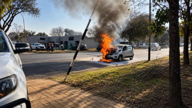 Victoria Road vehicle fire