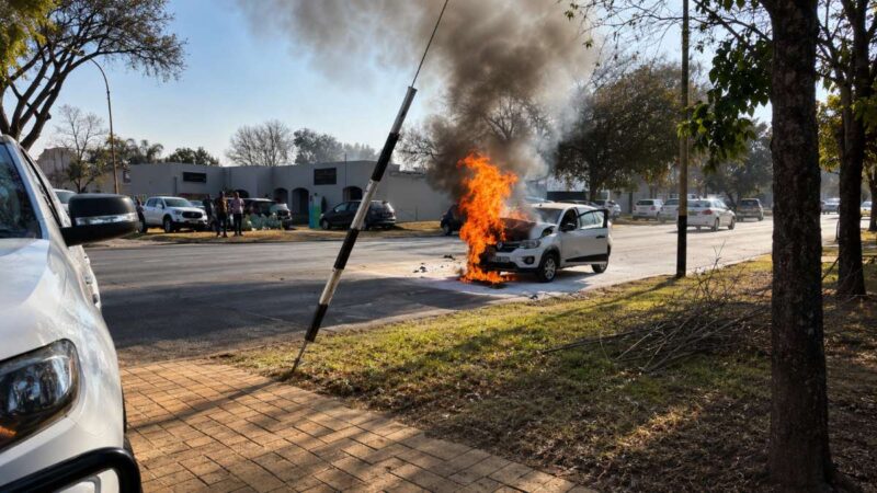 Victoria Road vehicle fire