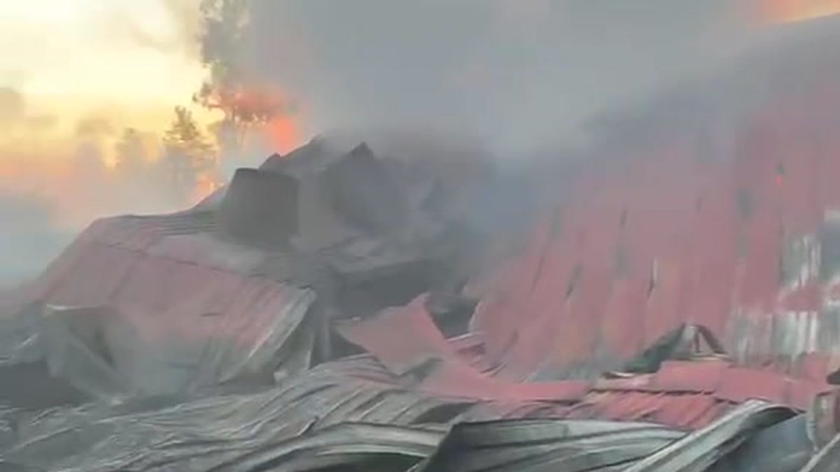 Newcastle factory fire
