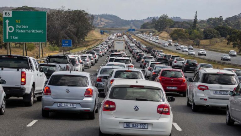 N3 traffic Durban July weekend