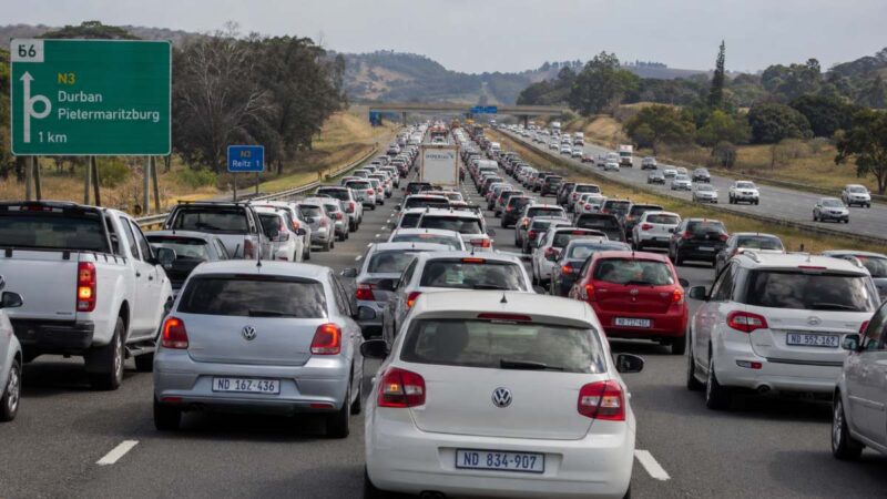 N3 traffic Durban July weekend