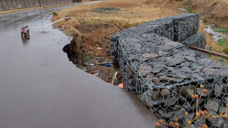 Riverside Industria damaged roads